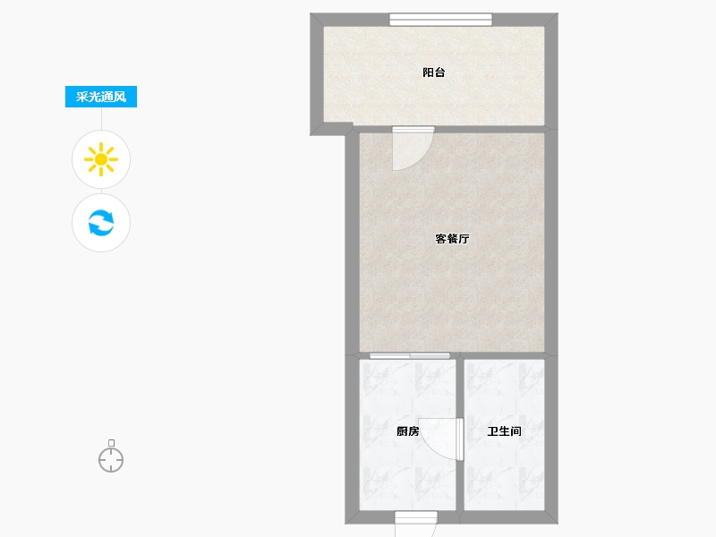 山东省-烟台市-金海名园-32.05-户型库-采光通风