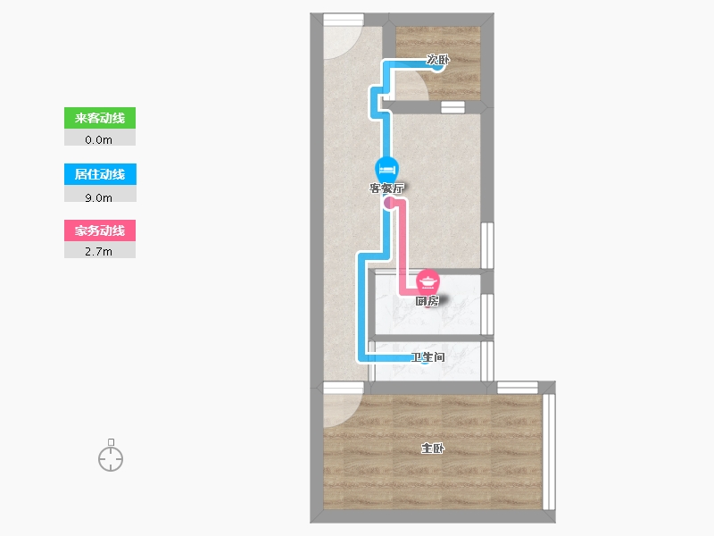 广东省-广州市-新兴白云花园-30.58-户型库-动静线