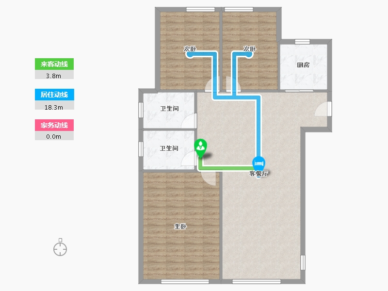 山东省-烟台市-金海名园-113.00-户型库-动静线