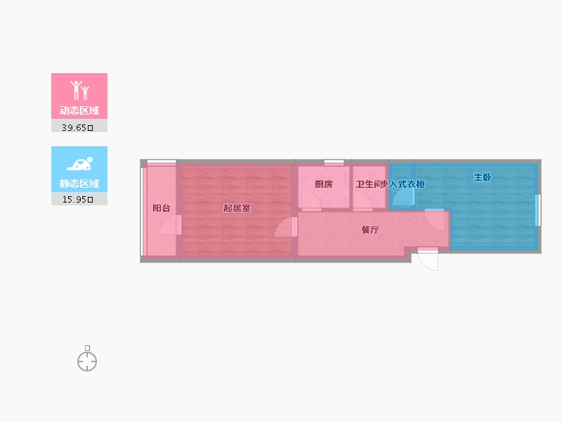 北京-北京市-丝竹园-42.74-户型库-动静分区