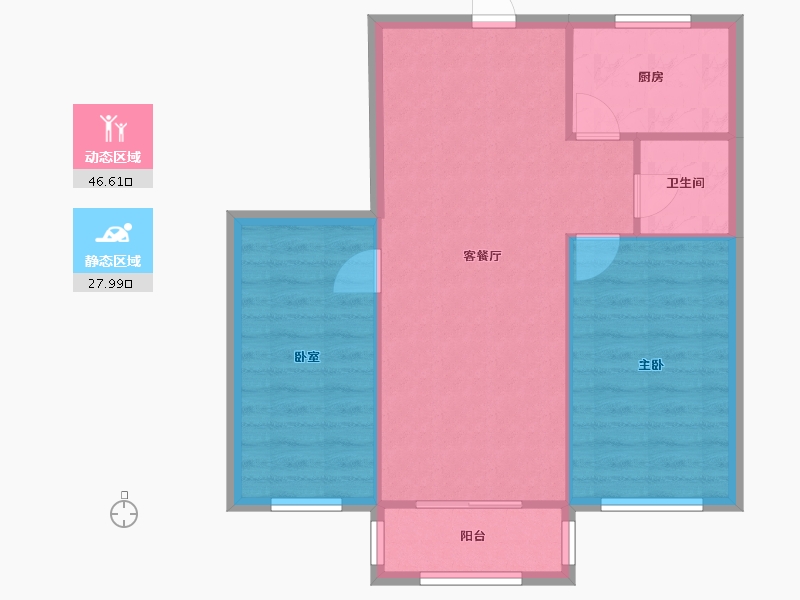 山东省-青岛市-印象山-68.22-户型库-动静分区