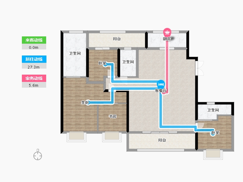 陕西省-西安市-天朗熙湖-151.20-户型库-动静线