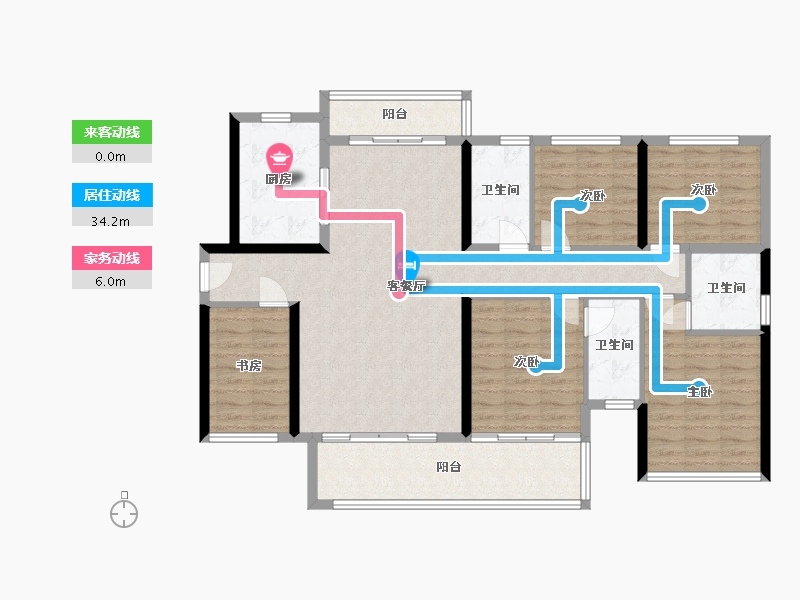 广东省-江门市-博富福美城-138.00-户型库-动静线