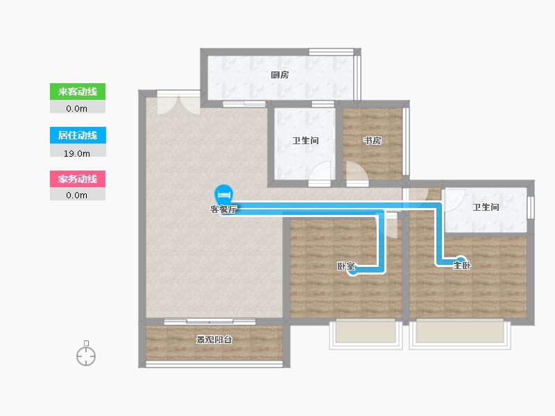 四川省-成都市-鼎盛南苑-96.43-户型库-动静线