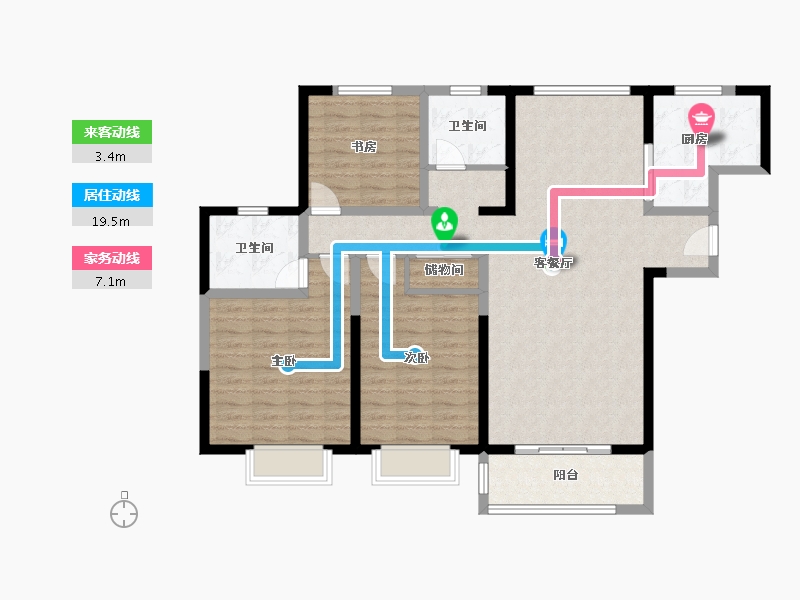 山东省-济宁市-如意四季城-112.00-户型库-动静线