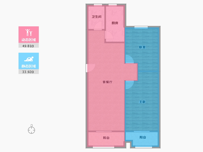 山东省-青岛市-翠海宜居-76.43-户型库-动静分区