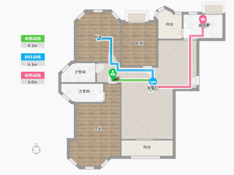 河南省-郑州市-亚星盛世家园A区-135.00-户型库-动静线