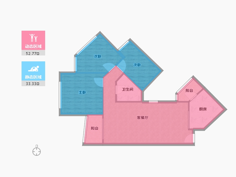 广东省-广州市-丽康居-78.00-户型库-动静分区