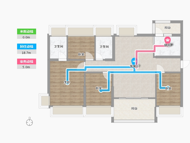 广东省-深圳市-万丰海岸城-88.54-户型库-动静线