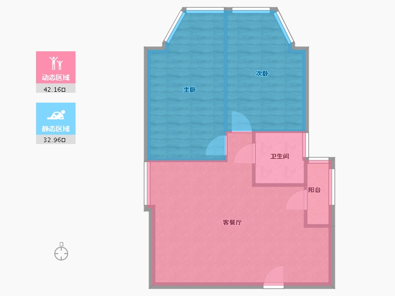 广东省-广州市-润泰大厦-69.00-户型库-动静分区