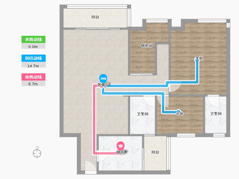 广东省-肇庆市-尚东康城-90.00-户型库-动静线