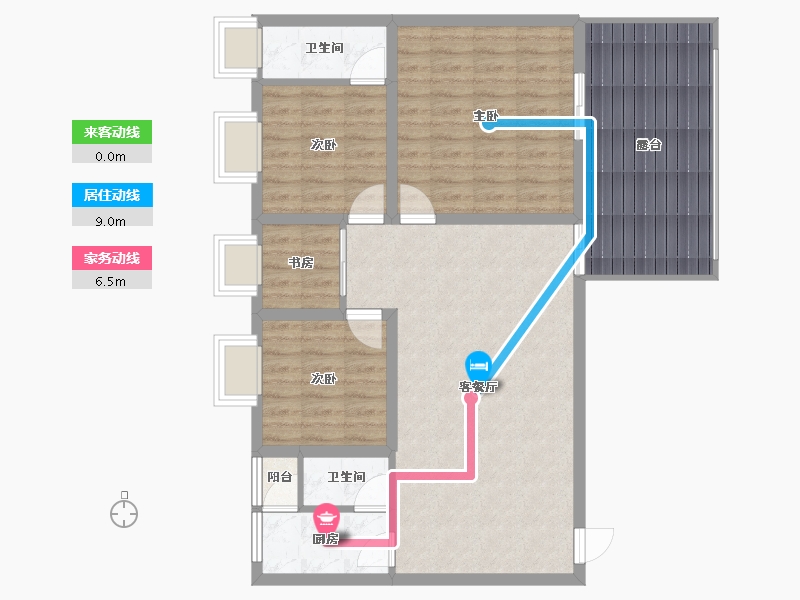 广东省-广州市-嘉仕花园-97.23-户型库-动静线