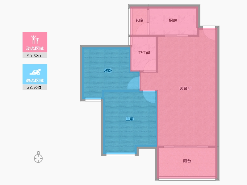 广东省-广州市-云水雅苑-68.00-户型库-动静分区