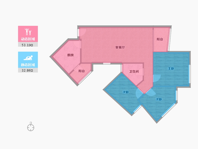 广东省-广州市-丽康居-77.99-户型库-动静分区