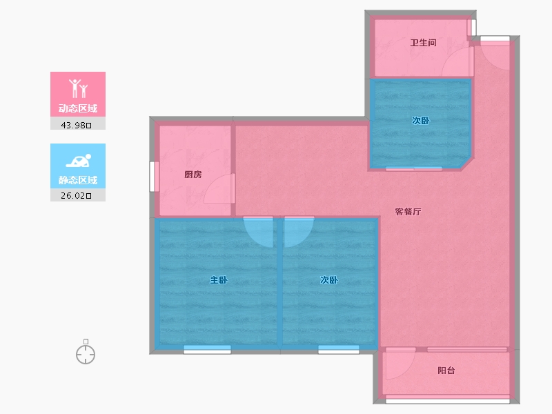 广东省-广州市-丽康居-63.01-户型库-动静分区