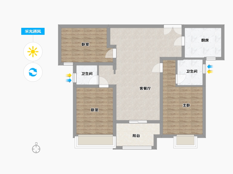 河南省-驻马店市-平舆建业城-91.18-户型库-采光通风