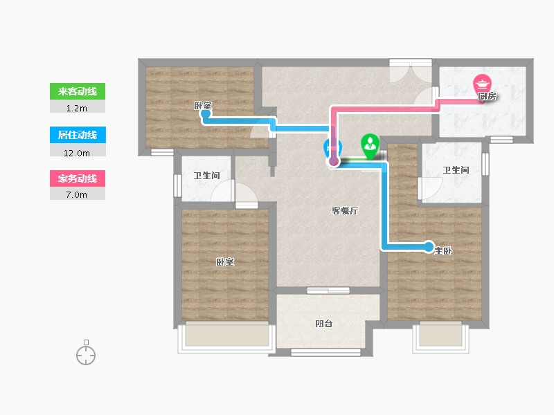 河南省-驻马店市-平舆建业城-91.18-户型库-动静线