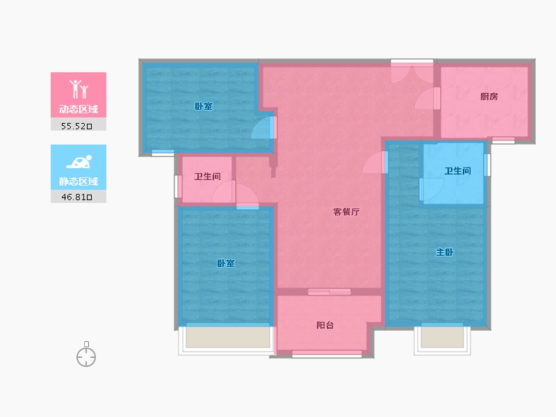 河南省-驻马店市-平舆建业城-91.18-户型库-动静分区