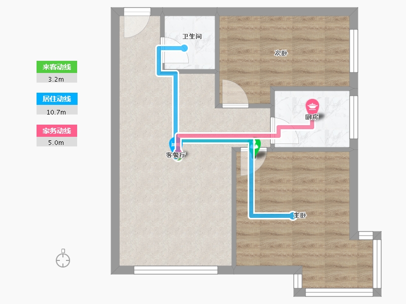 甘肃省-兰州市-五建西固小区-51.81-户型库-动静线