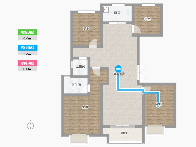 河北省-邯郸市-燕都紫金台-116.00-户型库-动静线