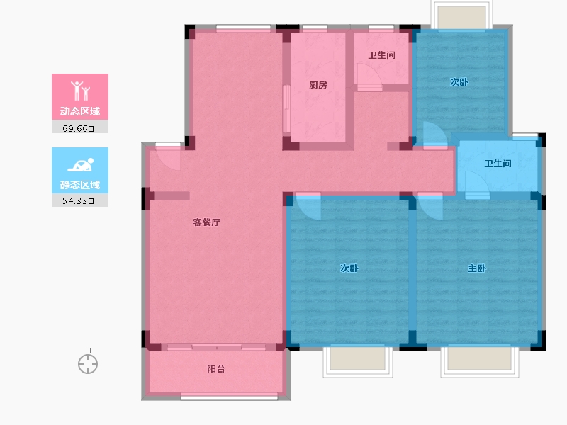 河南省-商丘市-金桥小区-94.40-户型库-动静分区