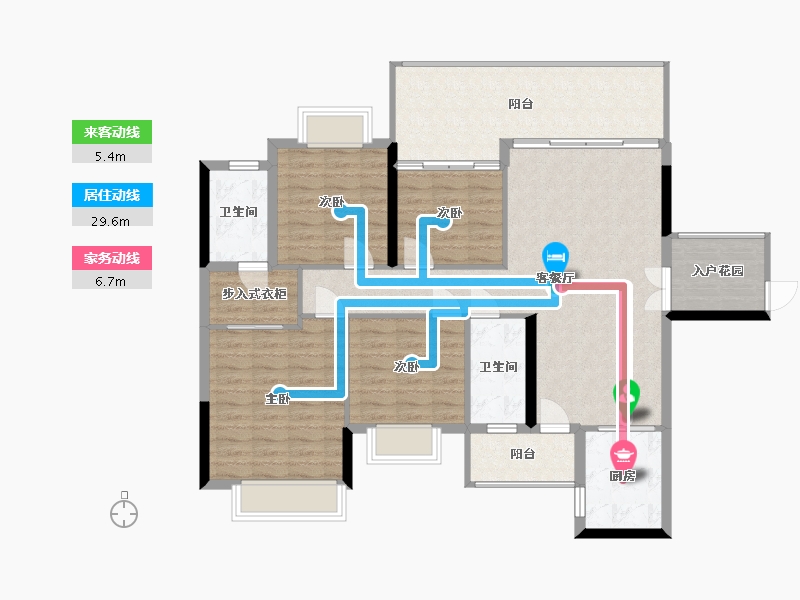 广西壮族自治区-来宾市-裕达天悦城-110.40-户型库-动静线