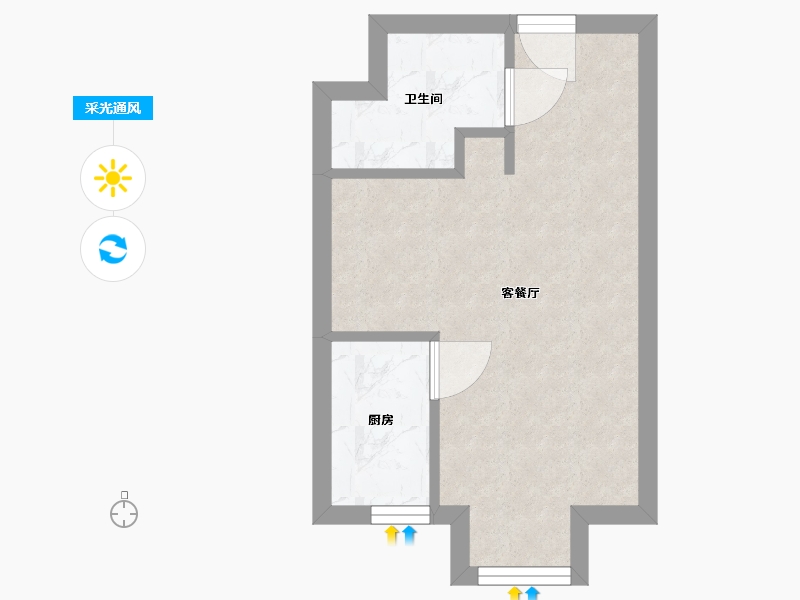 北京-北京市-安河家园7里-37.62-户型库-采光通风