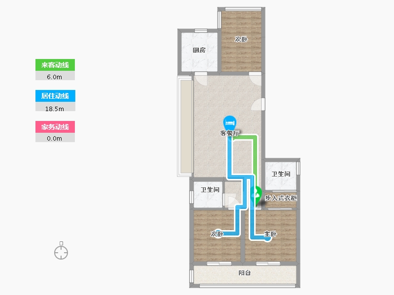 浙江省-杭州市-禹州泊朗廷-94.15-户型库-动静线