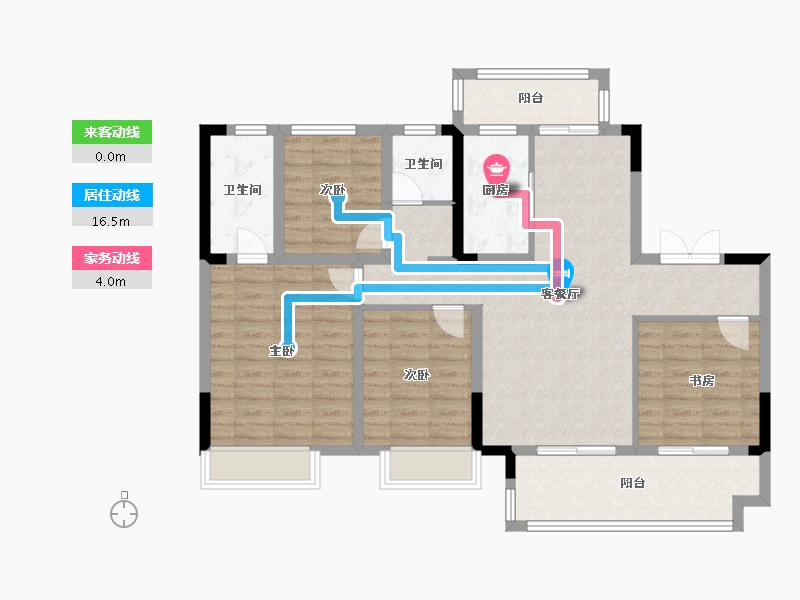 安徽省-滁州市-和顺国樾府-103.93-户型库-动静线