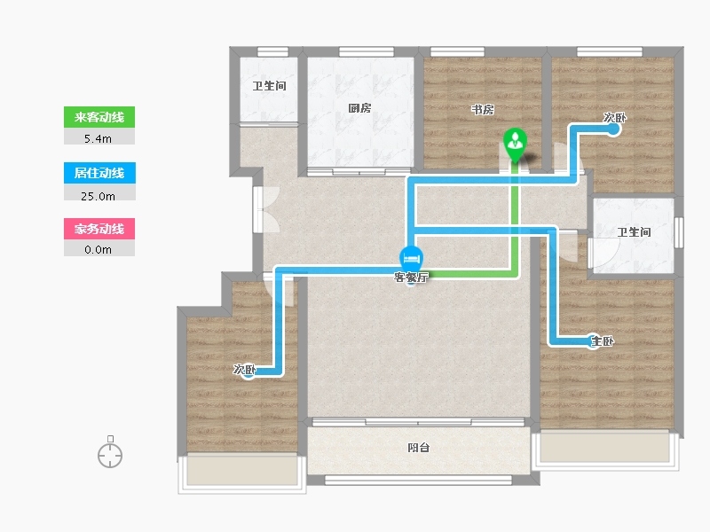 山东省-潍坊市-东方之珠-112.00-户型库-动静线