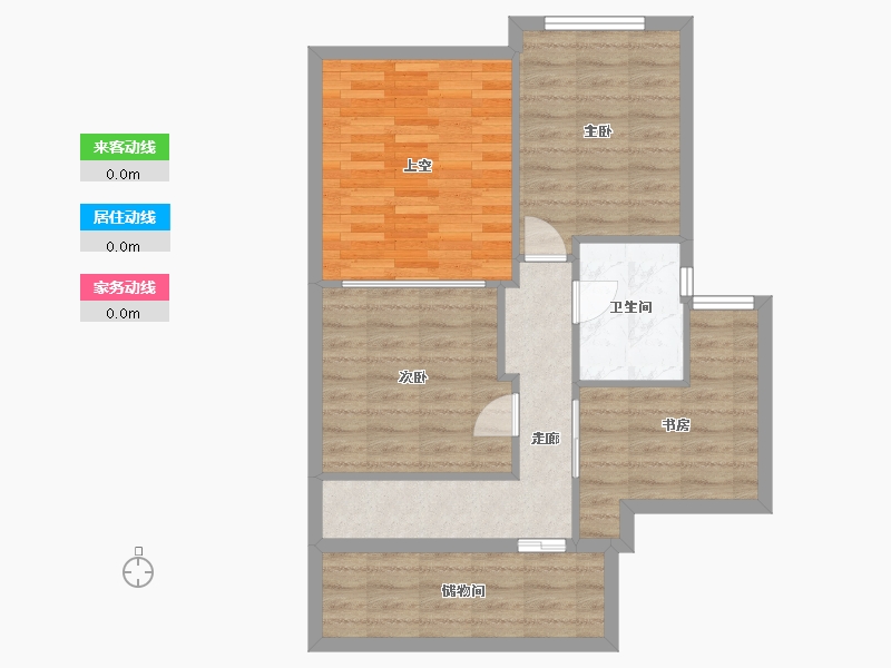 广东省-广州市-粤海壹桂府-71.20-户型库-动静线