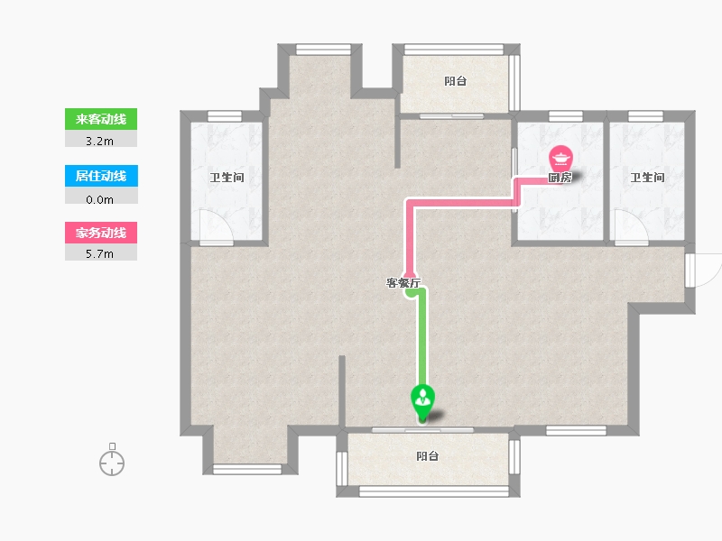 湖北省-鄂州市-光谷东郡-91.92-户型库-动静线