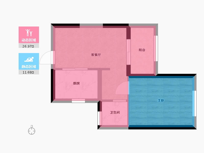 上海-上海市-南翔绿色嘉苑-35.00-户型库-动静分区