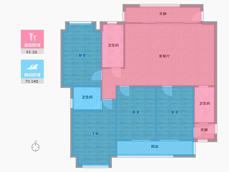 福建省-福州市-中联名城-123.00-户型库-动静分区