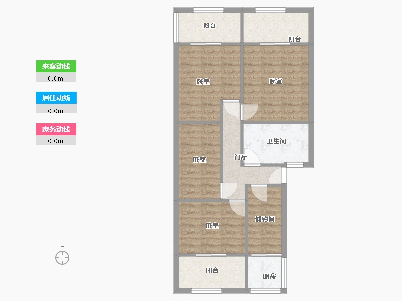 四川省-成都市-瑞西小区-73.03-户型库-动静线