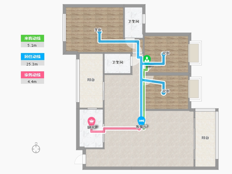 广东省-珠海市-尚雅苑-114.40-户型库-动静线