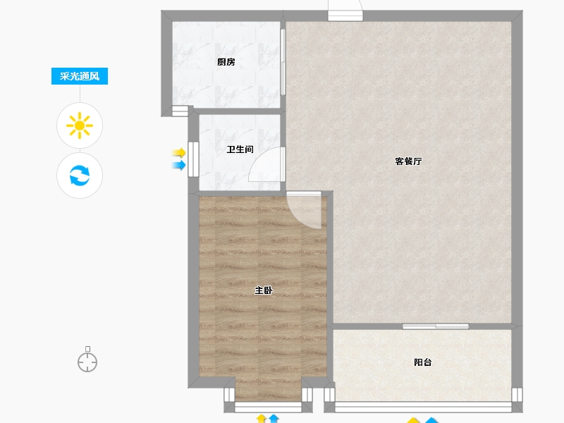 福建省-漳州市-美伦清华园-94.40-户型库-采光通风