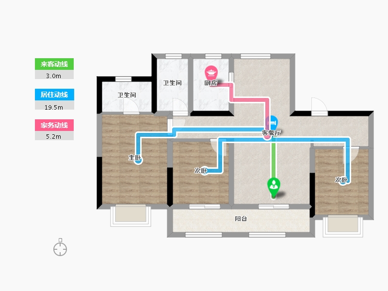 山东省-济南市-珑悦府-98.00-户型库-动静线