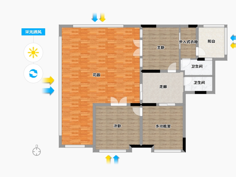 广东省-肇庆市-海伦堡-133.00-户型库-采光通风