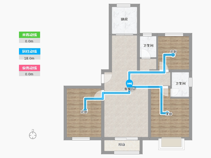 河北省-石家庄市-亿博-90.60-户型库-动静线