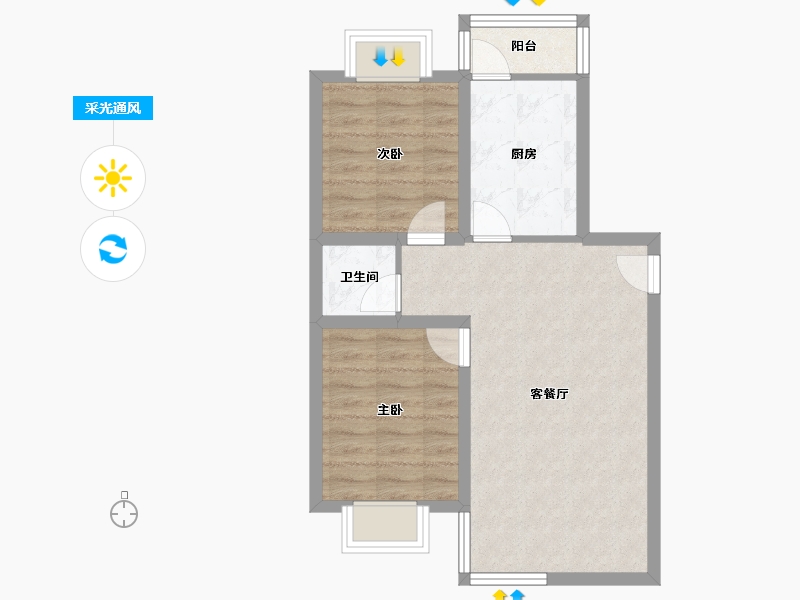 北京-北京市-北京人家-58.03-户型库-采光通风