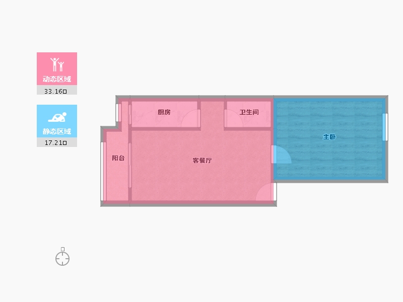 北京-北京市-东关南里-45.11-户型库-动静分区