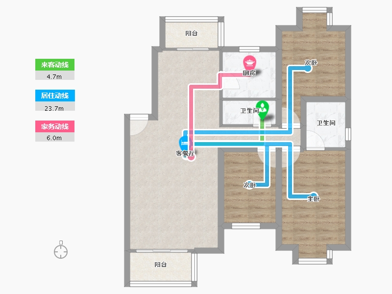 北京-北京市-北京人家-77.04-户型库-动静线