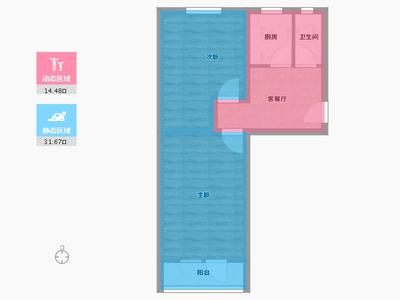 北京-北京市-志新村小区-40.22-户型库-动静分区