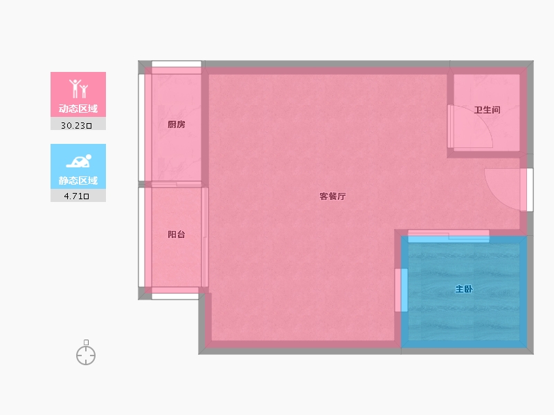 北京-北京市-垡头翠成馨园-31.18-户型库-动静分区