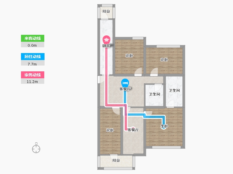 北京-北京市-北京人家-96.14-户型库-动静线