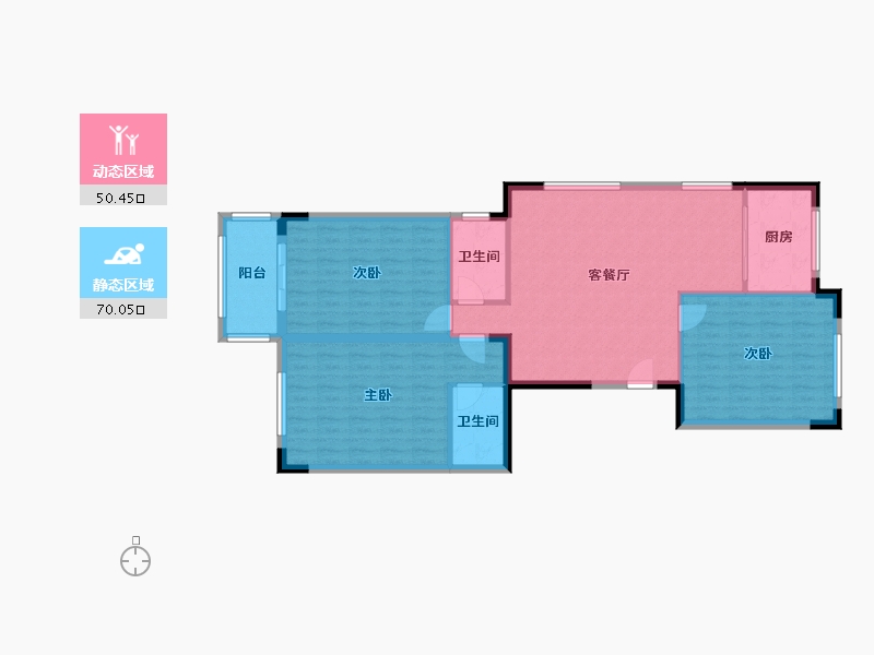 浙江省-台州市-西郭家园-114.93-户型库-动静分区