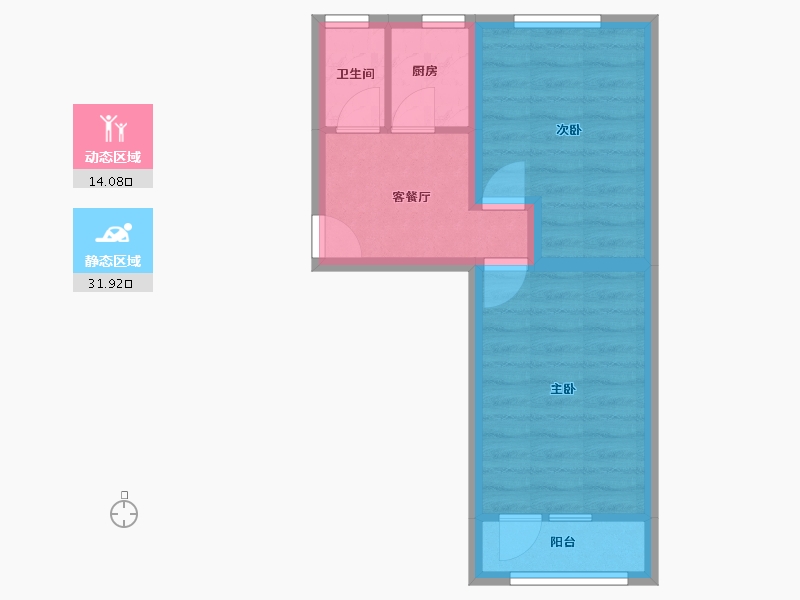 北京-北京市-志新村小区-40.12-户型库-动静分区