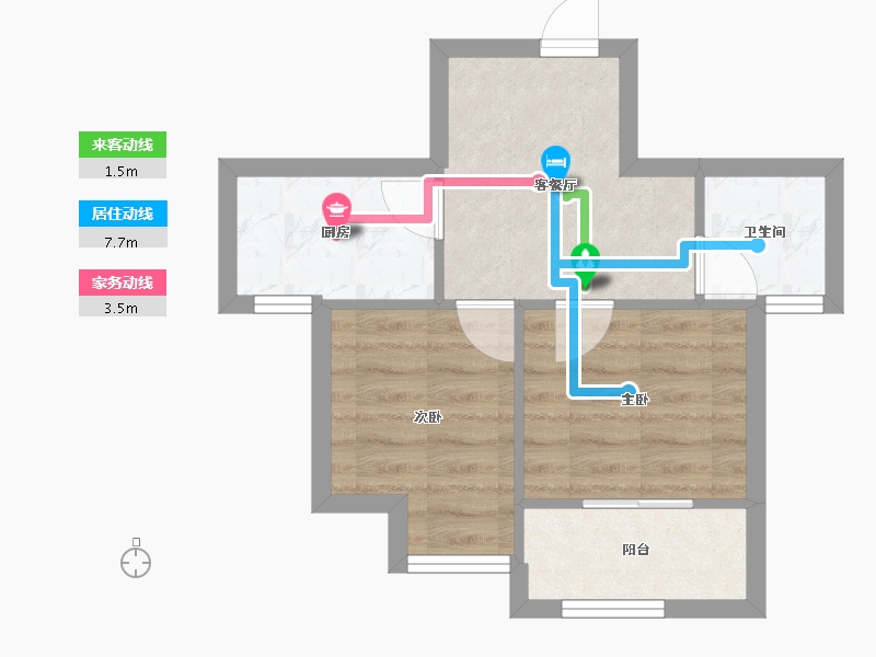 福建省-福州市-磐石新城二区-36.50-户型库-动静线