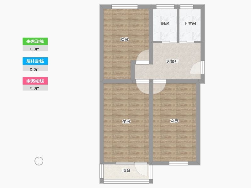 北京-北京市-志新村小区-53.07-户型库-动静线